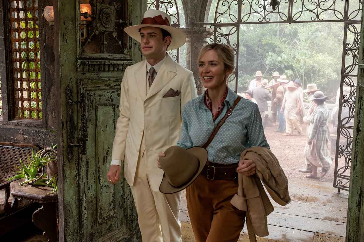 Emily Blunt and Jack Whitehall in Disney's Jungle Cruise