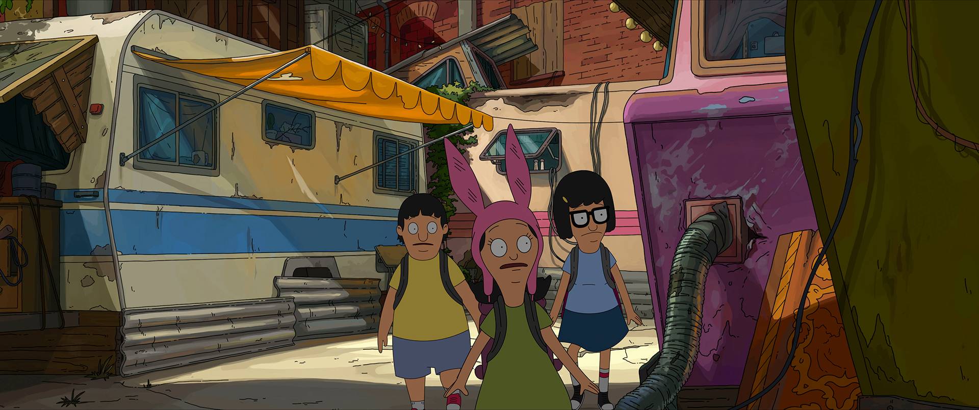 The Belcher kids work the case in The Bob's Burgers Movie